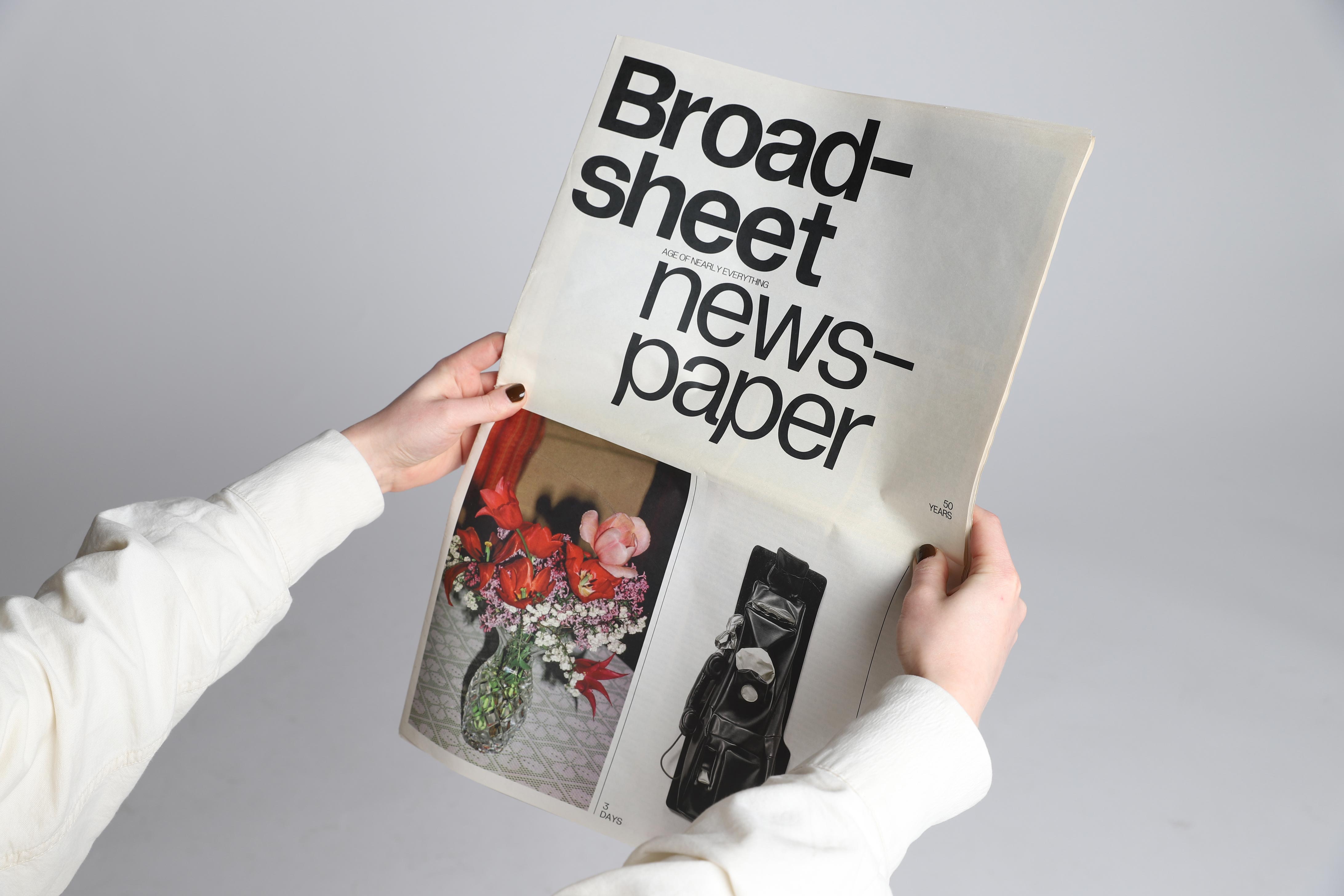 Broadsheet newspaper