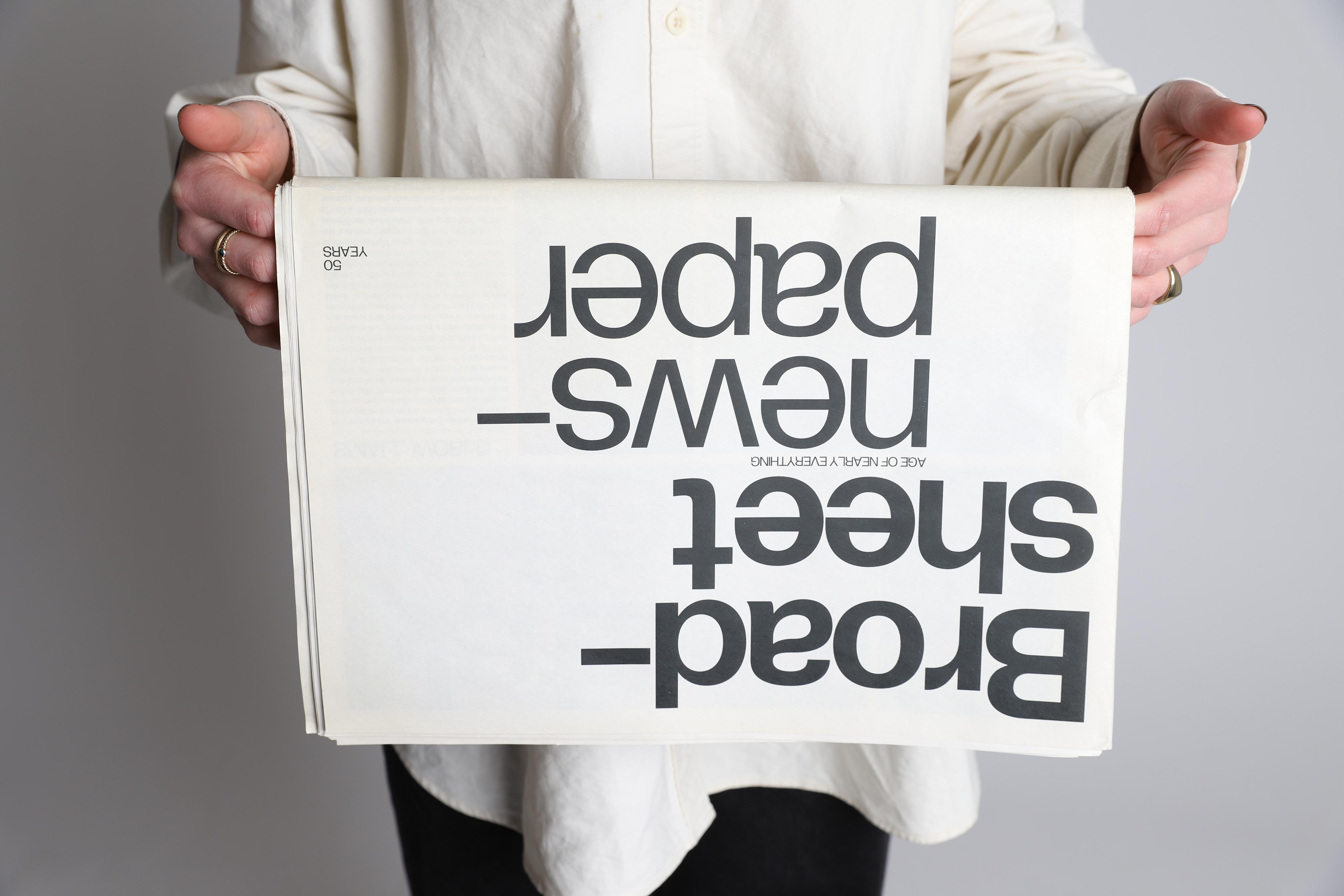 Broadsheet newspaper 11